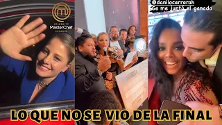 Lo que no se vio en la ceremonia de la final de MasterChef Celebrity Ecuador