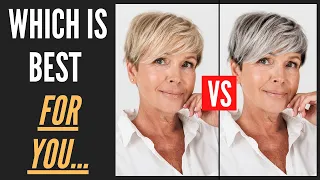 Growing Out Grey Hair // WATCH THIS FIRST!! #greyhairtransition #greyhair