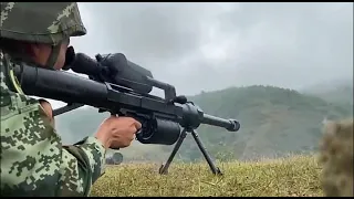 PLA共軍 解放軍 武警 11式狙擊榴彈發射器 China QLU-11 sniper grenade launcher