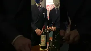 Opening a 1961, $15k bottle of Petrus