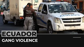 Ecuador cracks down on gang violence after police killings