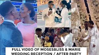 Full video of Moses bliss & Marie wedding after party / reception (SO MUCH EMOTION)