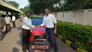 Win Your Dream Car - Audi A3 Cabriolet - Winner SC982 India