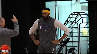 Anthony Davis Back Injury Rehab & Shooting Workout After Lakers Practice. HoopJab NBA