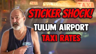 💰The Shocking Cost of Ground Transportation at Tulum Airport!