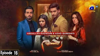 Zakham Episode 16 - 24th June 2022 -Aagha Ali -Saher Khan - Zakham Drama Review ep 16 #Zakham #geotv
