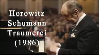 Horowitz plays Schumann traumerei (1986)
