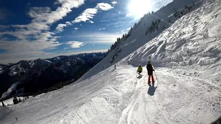 Crystal Mountain Top to Bottom