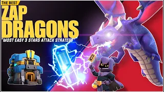 The "Zap Dragons" Best Attack Strategy for Th12 | Th12 Zap Dragons
