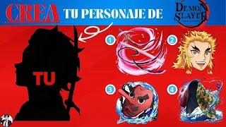 Crea tu Personaje de Kimetsu No Yaiba 🔥⚔ ¿Podrás derrotar a Musan?