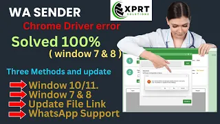 Contact not found|WaSender 3.2.0 Chrome Driver Error|Your chrome driver & chrome version is not same