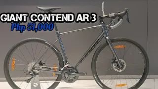 2022 GIANT CONTEND AR 3 M/L BLACK CHROME + WEIGHT