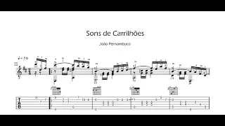 João Pernambuco - Sons de Carrilhões - Download Tabs/Sheet music - Classical Guitar