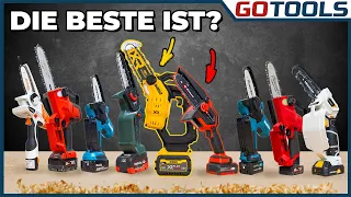 12 und 18V Akku-Astsägen im Test: Welche Gehölzsäge schneidet am besten ab?