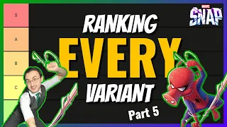 Ranking EVERY Variant! - Part 5 | U.S. Agent, Rocket Raccoon, Spider-Ham | Marvel Snap