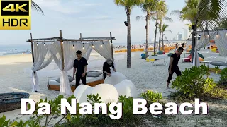 4K HDR | Walking Da Nang Beach | Most Beautiful BEACHES in the World | Vietnam 2023