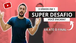 DESAFIO - Treino em casa para emagrecer com 3 TREINOS EM 1 SÓ - Faça e sinta o resultado