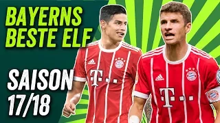 Boateng, Tolisso, James - Bayern Münchens Beste Elf der Saison 2017/18