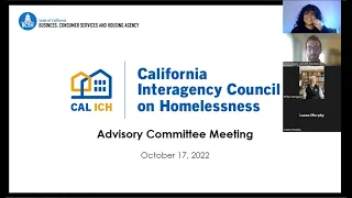 October 17, 2022 Cal ICH Advisory Committee Meeting