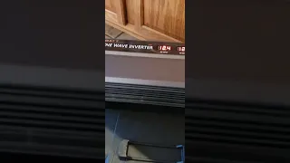 smart TV and computer running off a   1000watt inverter and 35 amp hour battery