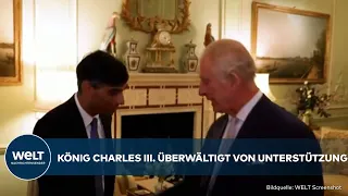 KÖNIGLICHER AUFTRITT: Trotz Krebserkrankung! Charles III. setzt Termine fort - Treffen mit Sunak