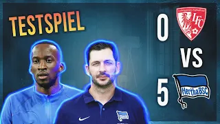 Hertha gegen Ludwigsfelder FC Testspiel SIEG, Aber 11 (!) VERLETZTE ...