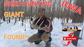 SHED HUNTING IOWA EPISODE #2 WE FOUND A GIANT!!