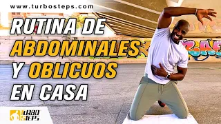 Rutina de ABDOMINALES y OBLICUOS en Casa