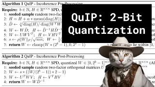 QuIP: 2-Bit Quantization for LLMs