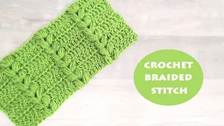 How to crochet a braided puff stitch? | Crochet With Samra