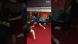 张继科  Zhang jike physical training / unseen video