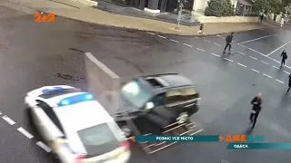 Неадекватний водій з Одеси: чому він спричинив аварію та протаранив поліцейський автомобіль