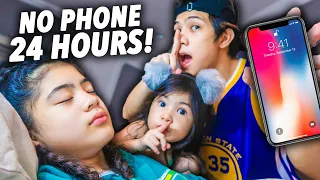 HIDING Nianas PHONE For 24 HOURS!! (Stress Na Siya haha) | Ranz and Niana