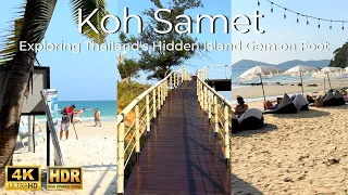 [4K] Walking the Beaches of Koh Samet: Exploring Thailand's Hidden Island Gem on Foot