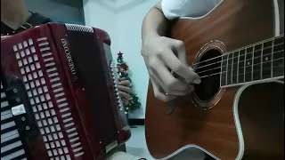 The sound of silence（perform by accordion and guitar）