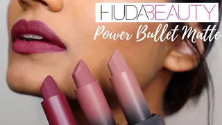 HUDA BEAUTY Power Bullet Matte Lipsticks - Sri Lankan I Indian I Brown Skin