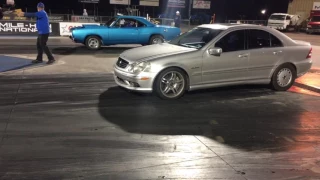 650 hp c55 amg supercharge m113 k vs barracuda