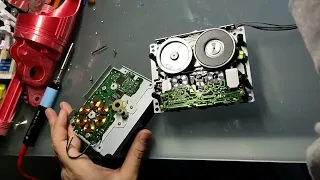 Servicing a Technics RS-BX808 cassette recordrer mechanism