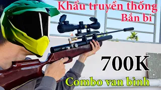 PCP Truyền Thống | Bán Thanh Lý Giá Rẻ 100 Khẩu Súng Truyền Thống Bắn Bi | Combo van bình 700K