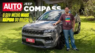 JEEP COMPASS 2025: SUV MÉDIO MAIS RÁPIDO DO BRASIL ANDA COMO GOLF GTI