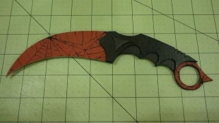 How to Make Paper CS:GO Karambit