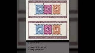 Value & cat nr Deutsche Reich germany ww2 stamps briefmarken