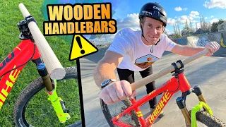 RIDING WITH WOODEN HANDLEBARS ON MY MTB - WILL THEY SNAP?