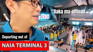NAIA TERMINAL 3 | Departing Out of Manila’s Airport