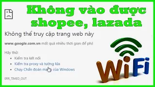 Sửa lỗi không thể truy cập website này