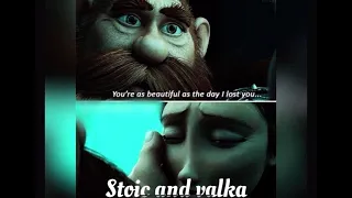 Stoic and valka how to Train your dragon Edit (5EDIT) 🤎