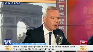 La vive émotion de François de Rugy face à Jean-Jacques Bourdin: "Je suis très en colère!"