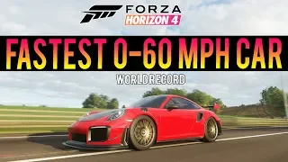 Forza Horizon 4 - Fastest 0-60MPH In The Game! - World Record Attempt