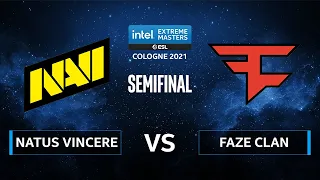 CS:GO - Natus Vincere vs. FaZe Clan [Inferno] Map 1 - IEM Cologne 2021 - Semifinal