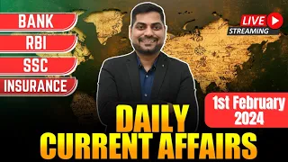 1st February 2024 Current Affairs Today | Daily Current Affairs | News Analysis Kapil Kathpal